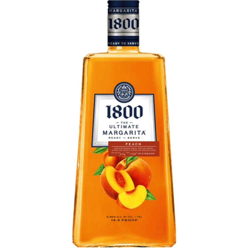 1800 ULTIMATE RTD PEACH MARGARITA 1.75L