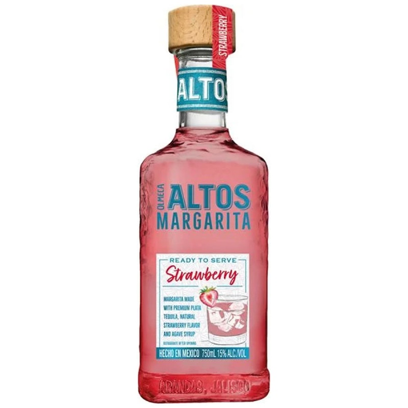Olmeca Altos Premixed Strawberry Margarita 750ML