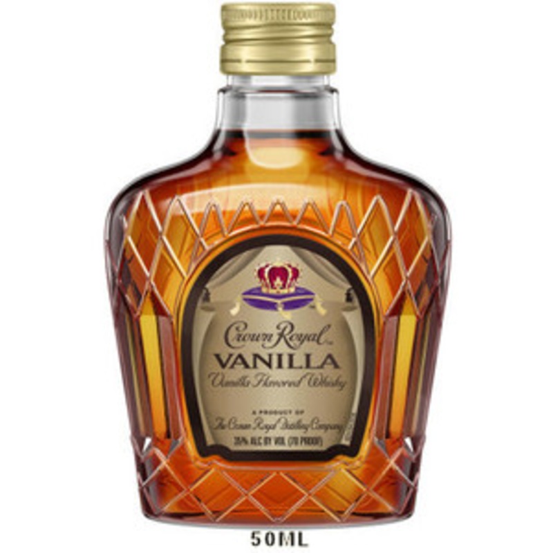 50ml Mini Crown Royal Vanilla Canadian Whisky