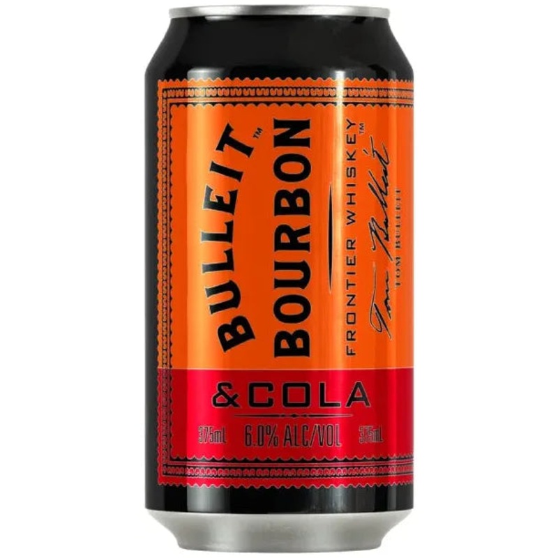 Bulleit Bourbon & Cola 6% Cans 375ml