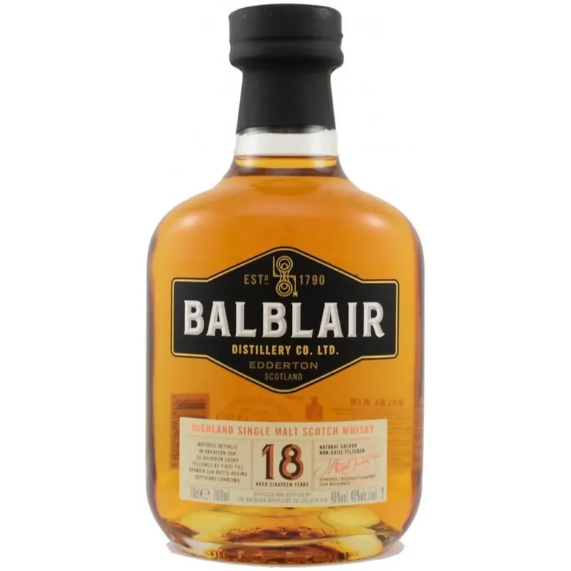 Balblair 18 Year Old Single Malt Scotch Whisky 700ml