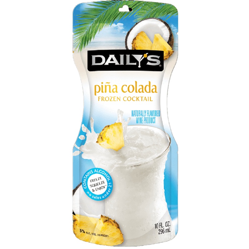 DAILYS PINA COLADA POUCH 10OZ