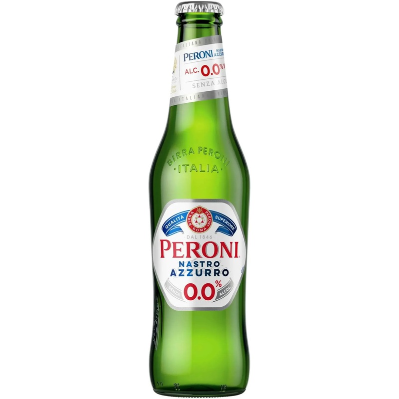 Peroni Nastro Azzurro 0.0% 24 Pack Bottles 330ml