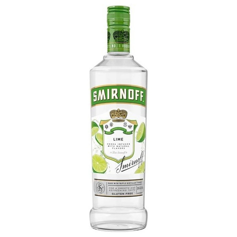 Smirnoff Lime Vodka 750ML