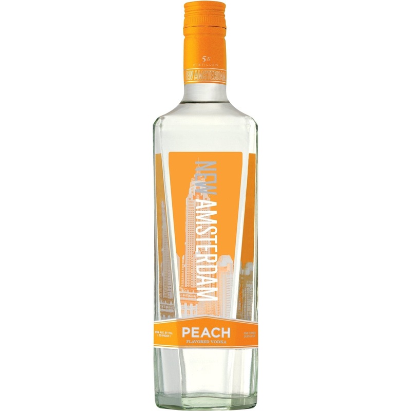 New Amsterdam Peach Vodka|750ml|1L|1.75L|375 M