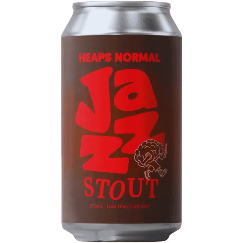 Heaps Normal Jazz Stout 24 Pack Cans 375ml