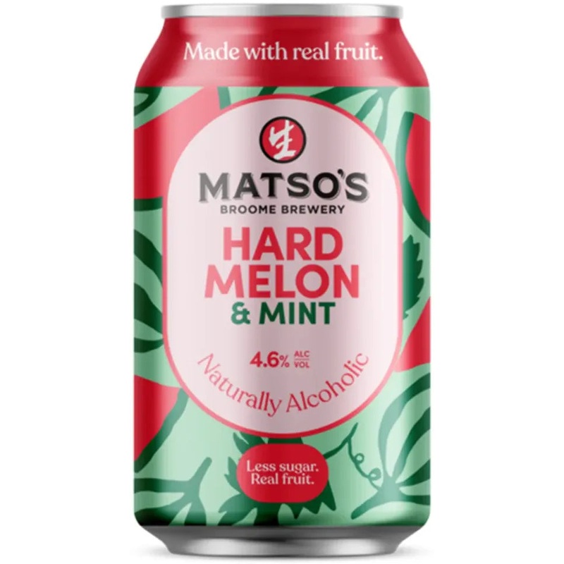 Matso’s Broome Brewery Hard Melon & Mint Bottles 330ml