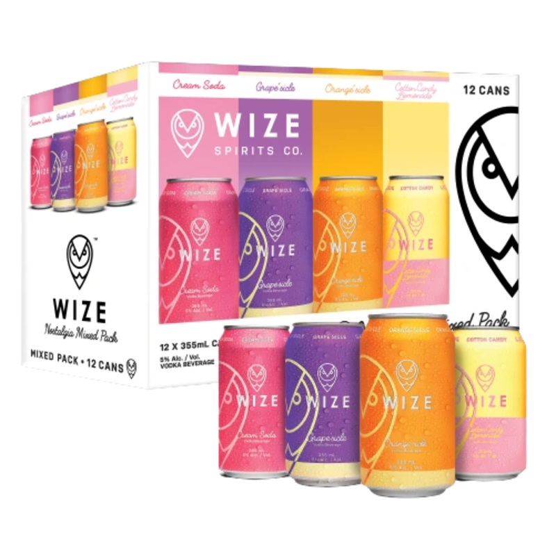 WIZE NOSTALGIA VODKA SODA MIXER 355ML 12PK CAN @ Red Deer [1041505]