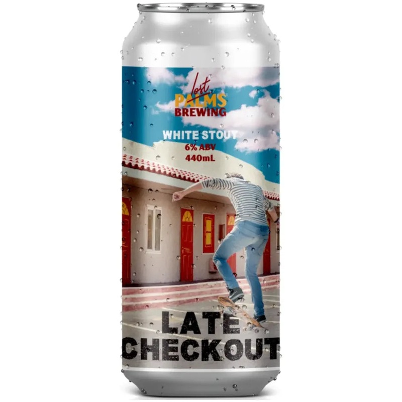 Lost Palms Late Checkout White Chocolate Golden Stout 440ml