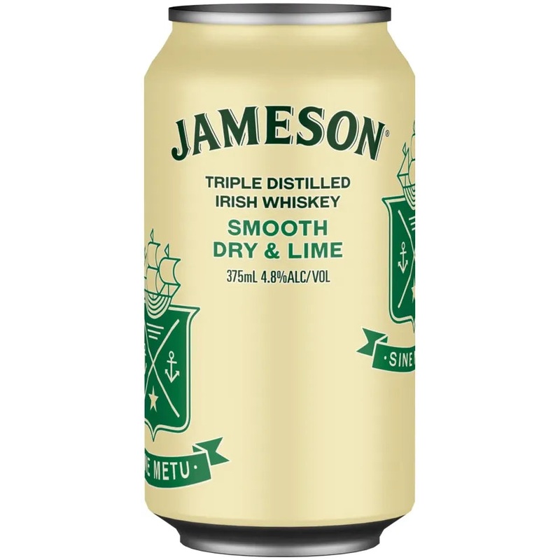 Jameson Dry & Lime 4.8% 375ml|Case (30)