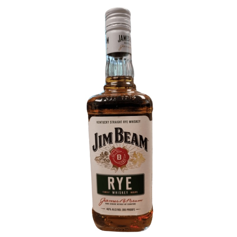 JIM BEAM RYE WHISKEY 80 750ML