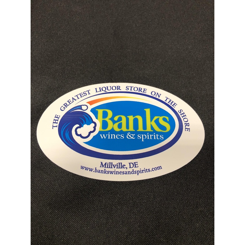 Banks Wines  & Spirits Sticker