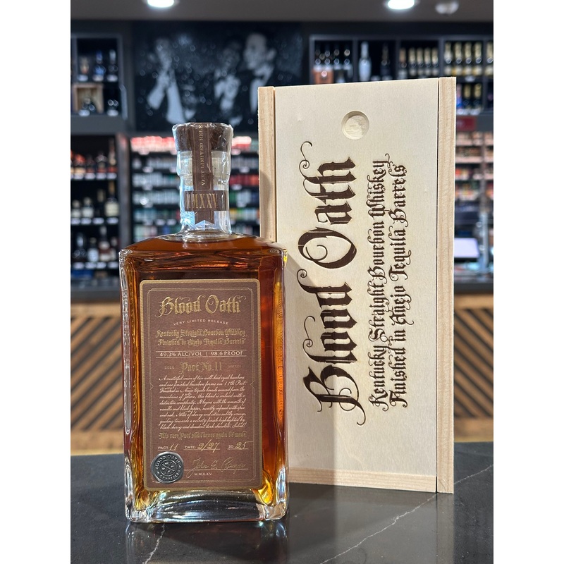 Blood Oath No. 11 Kentucky Straight Bourbon Whiskey Finished in Aneja Barrels