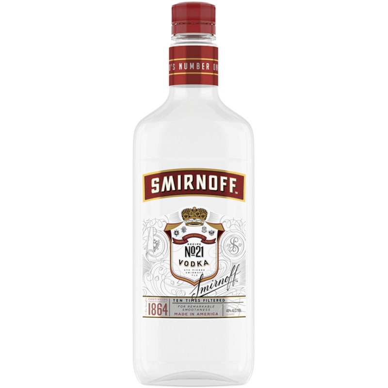 SMIRNOFF PLASTIC 750ML