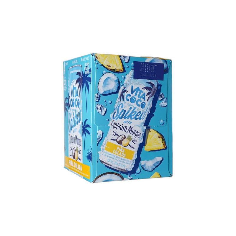 Captain Morgan Vita Coco Spiked Pina Colada 4Pk