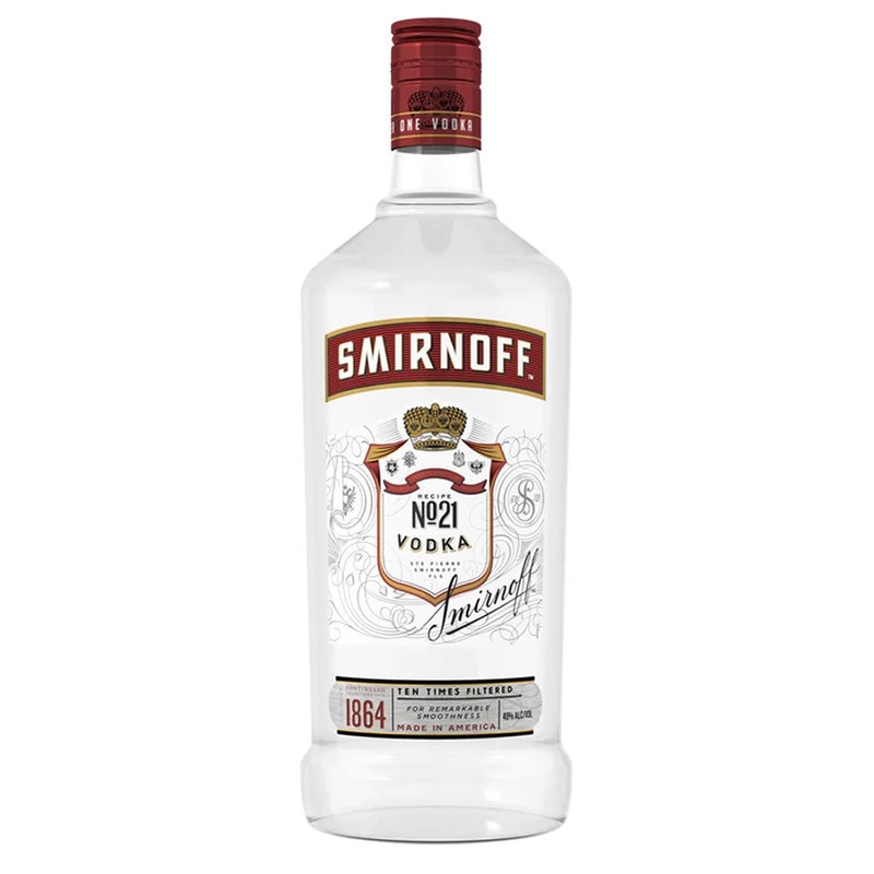 Smirnoff Vodka 1.75L Plastic