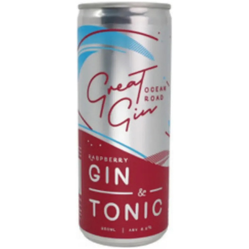 Great Ocean Road Raspberry Gin & Tonic 250ml