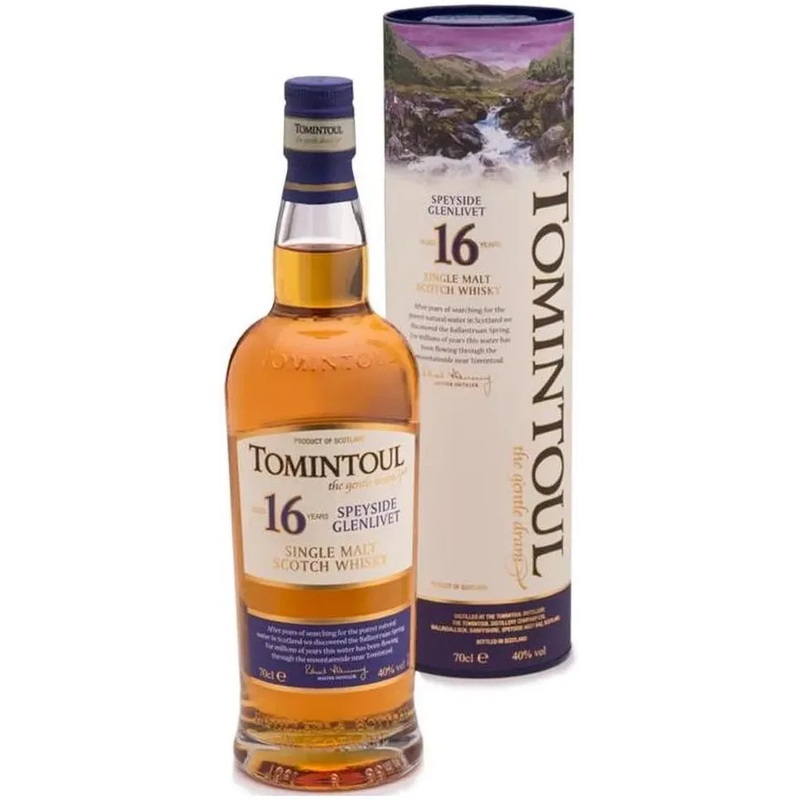 Tomintoul 16 Year Old Single Malt Scotch Whisky 700ml