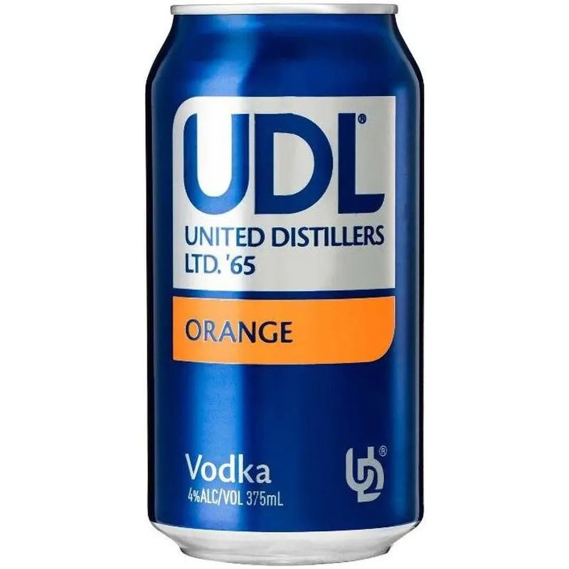 UDL Vodka And Orange 375ml|Case (24)
