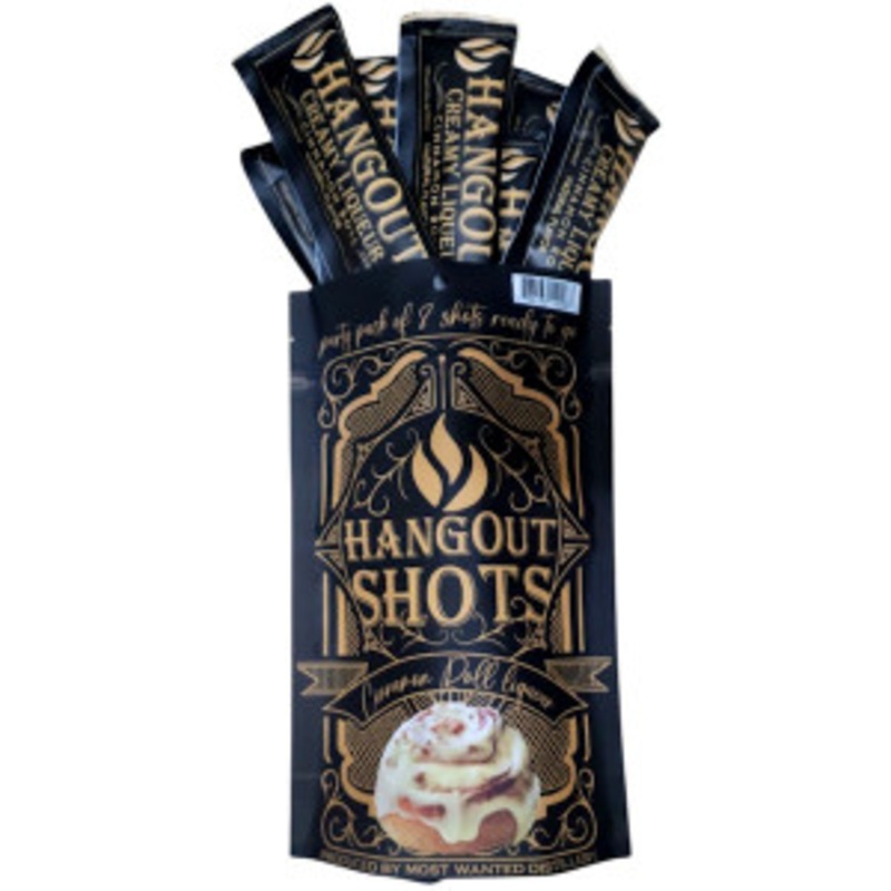 50ml Mini Hangout Shots Cinnamon Roll Liqueur 8 Pack