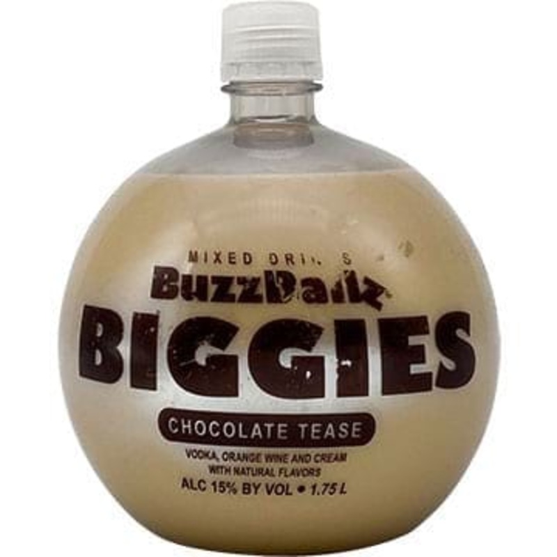 BUZZBALLZ BIGGIES CHOC TEASE WINE COCKTAIL 1.75L