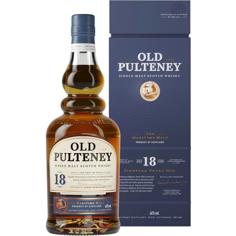 Old Pulteney 18 Year Old Single Malt Scotch Whisky