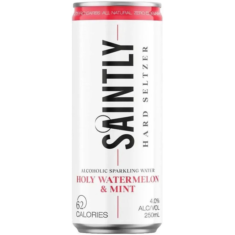 Saintly Holy Watermelon & Mint Hard Seltzer 250ml