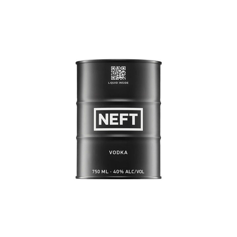 Neft Vodka Distilled From Rye In Austria Black Barrel