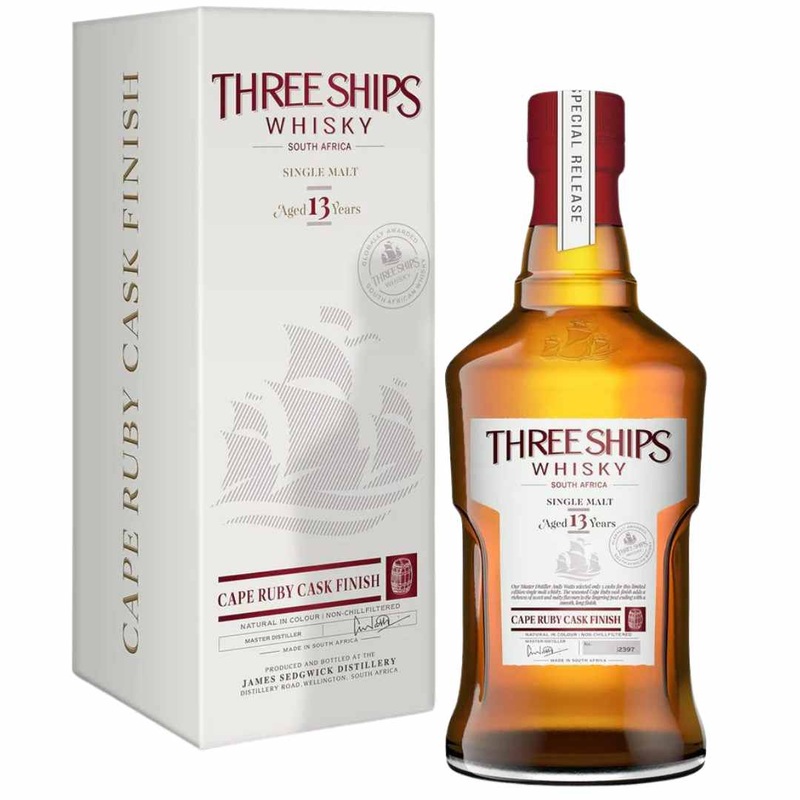 Three Ships Whisky 13 Year Old Cape Ruby Finish