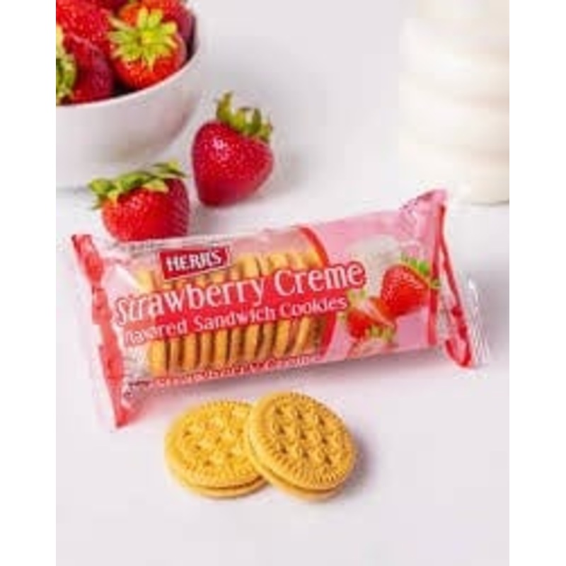 HERR’S STRAWBERRY CREAM COOKIE 8PK