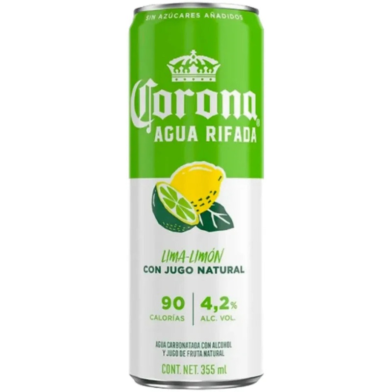 Corona Agua Rifada Lemon Lime Seltzer 355ml