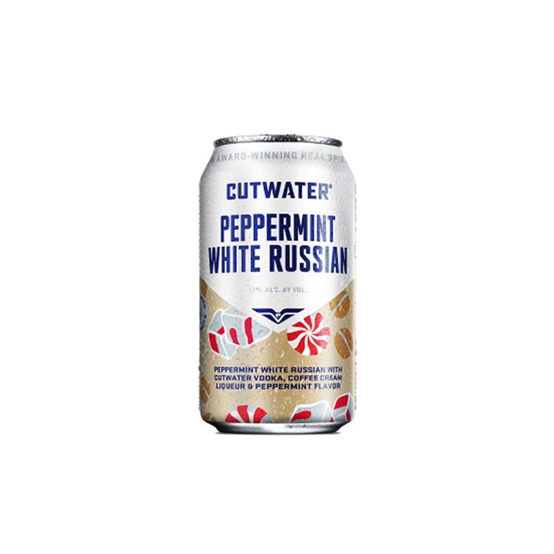 CUTWATER PEPPERMINT WHITE RUSSIAN 4PK
