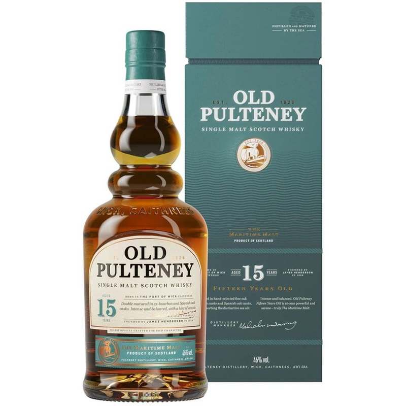 Old Pulteney 15 Year Old Single Malt Scotch Whisky
