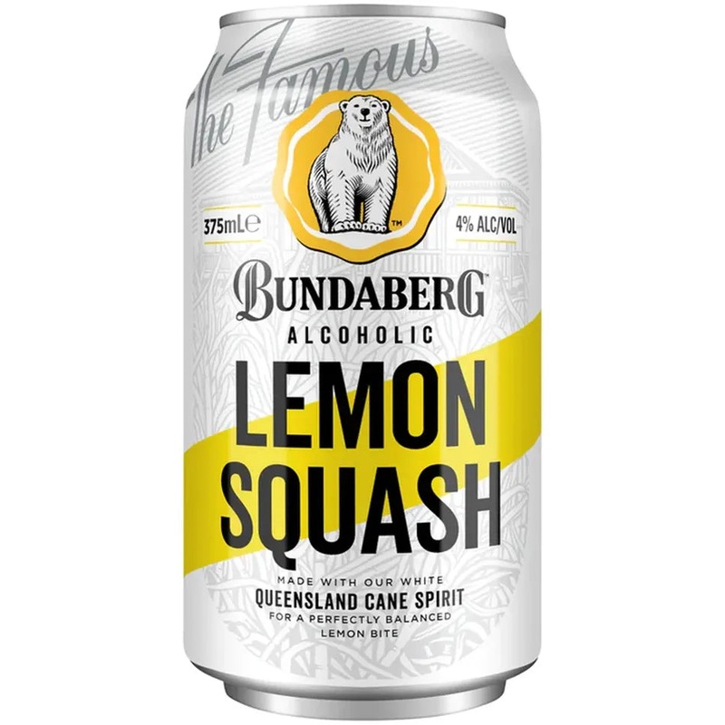 Bundaberg Lemon Squash 375ml|Case (24)