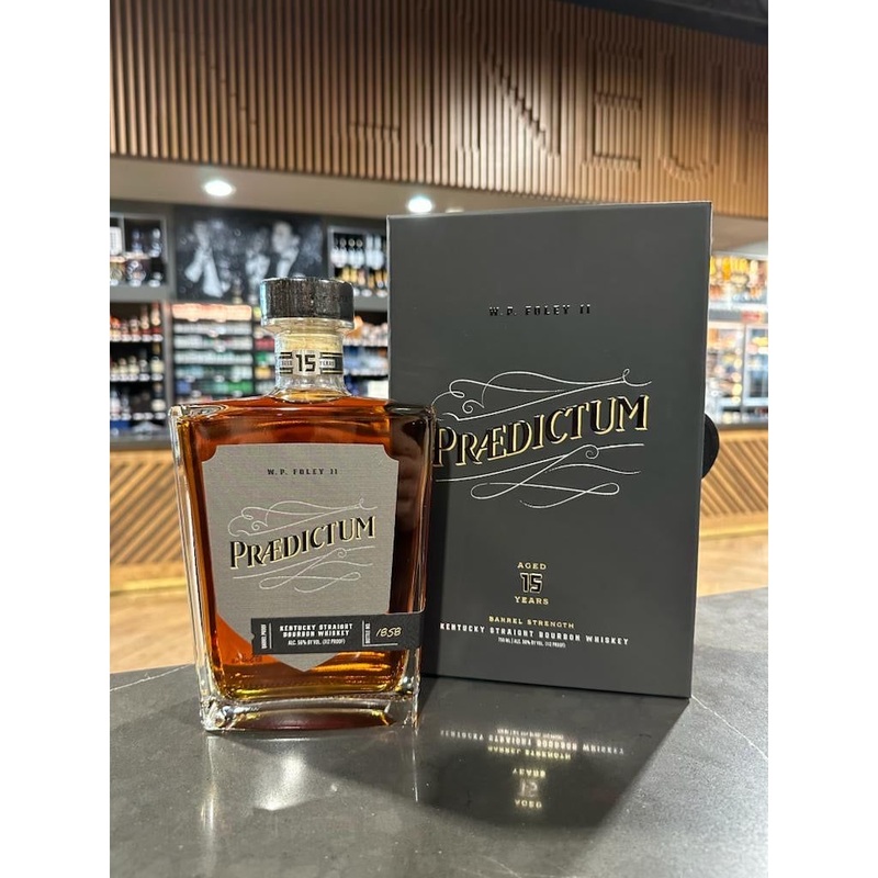 PRAEDICTUM | AGED 15 YEARS | KENTUCKY STRAIGHT BOURBON | WIN IN SIX