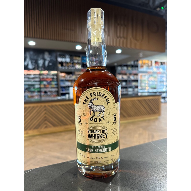 THE PRIDEFUL GOAT | CASK STRENGTH | STRAIGHT RYE WHISKEY