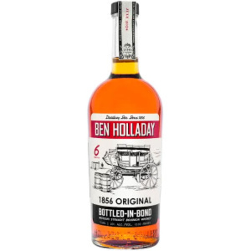 Ben Holladay 6 Year Old Bottled-In-Bond Missouri Straight Bourbon Whiskey 750ml