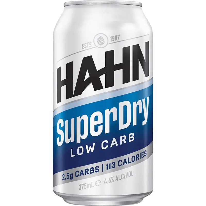 Hahn Super Dry Cube 4.6% 30 Pack Cans 375ml