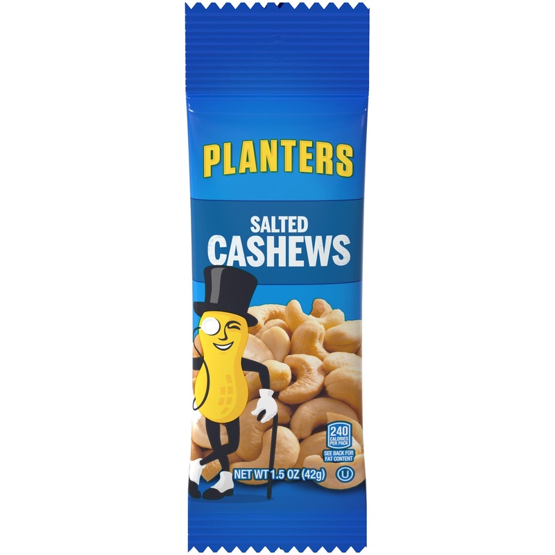 PLANTER’S SALTED CASHEWS 1.5OZ