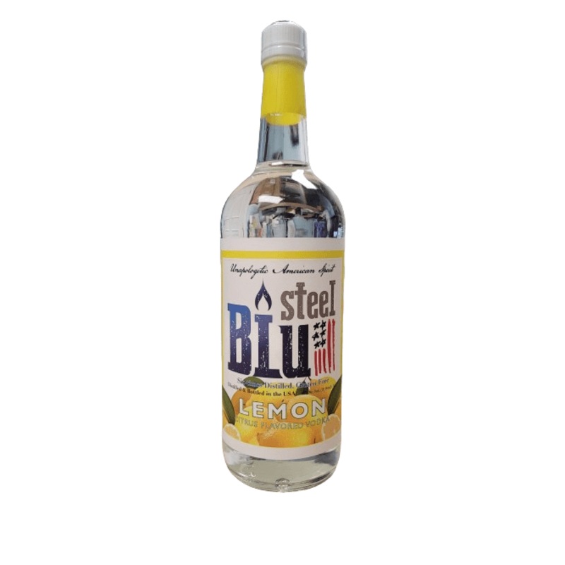 STEEL BLU LEMON VODKA 1L