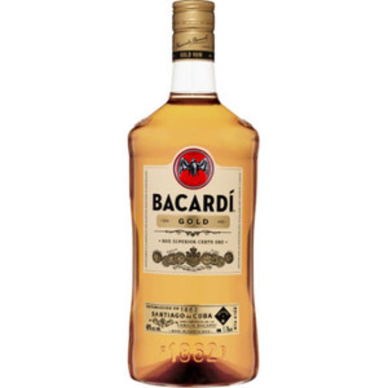 Bacardi Gold Puerto Rico Rum 1.75L