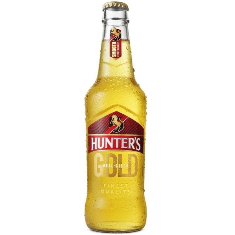 Hunters Gold Cider 330ml|6 Pack|Case (24)