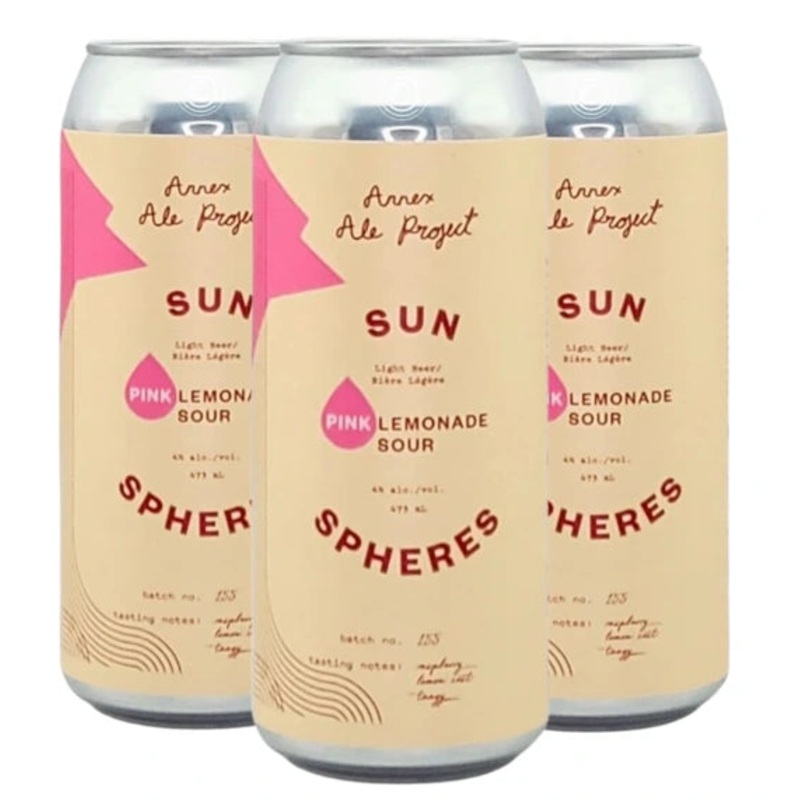 ANNEX SUN SPHERES PINK LEMONADE SOUR 473ML 4PK CAN @ Lethbridge [1038541]