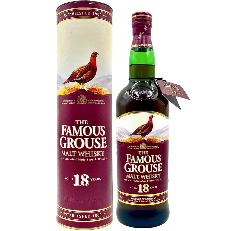The Famous Grouse 18 Year Old  Blended Malt Scotch Whisky