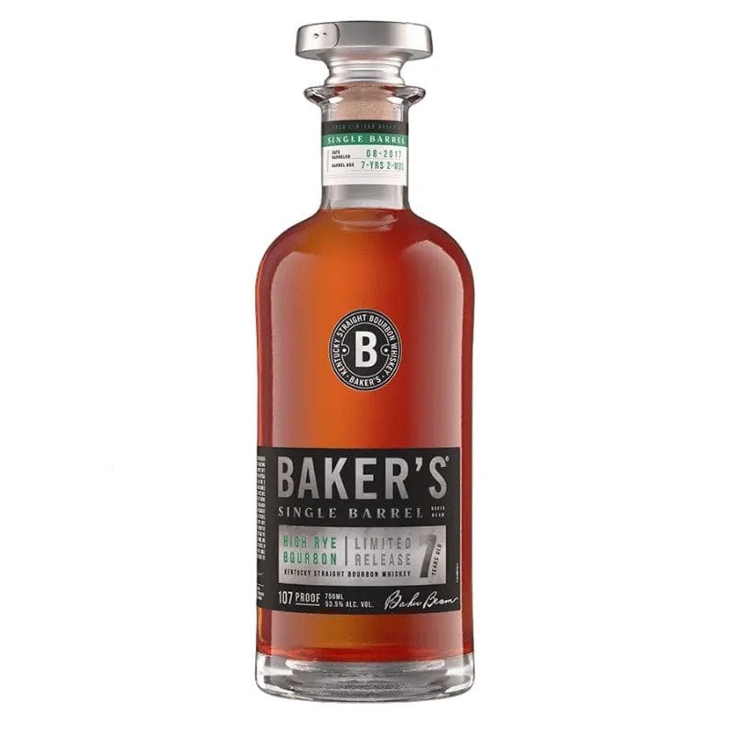 BAKERS BOURBON SINGLE BARREL HIGH RYE 7YR 107 750ML