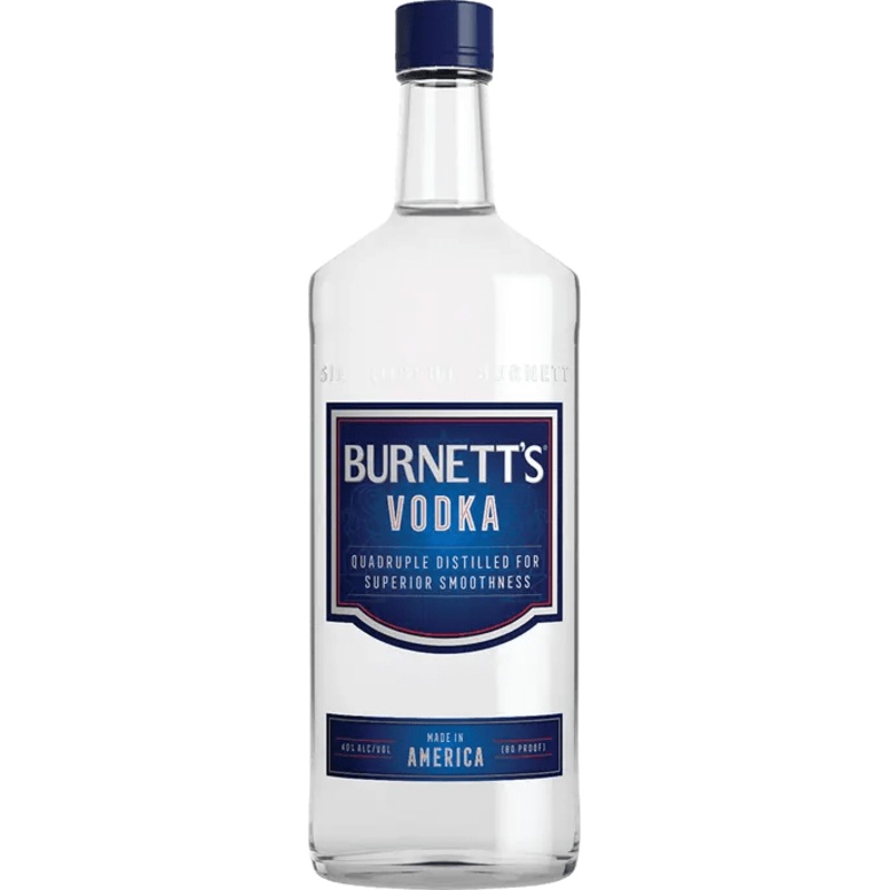 BURNETTS VODKA 750ML