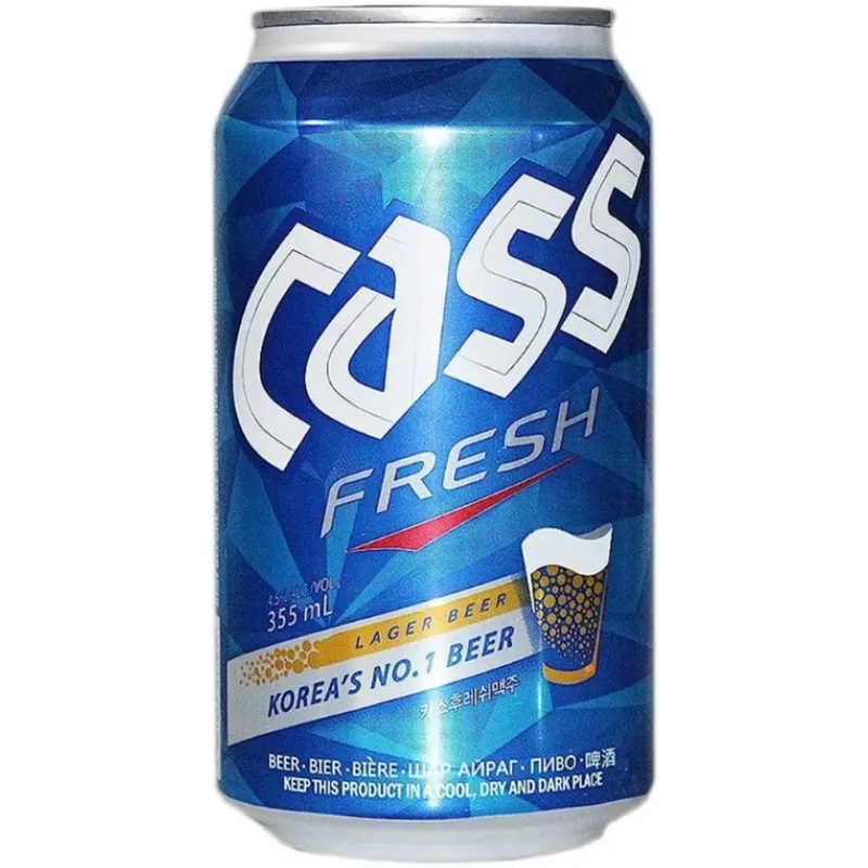 Cass Fresh Lager 355ml|Case (24)