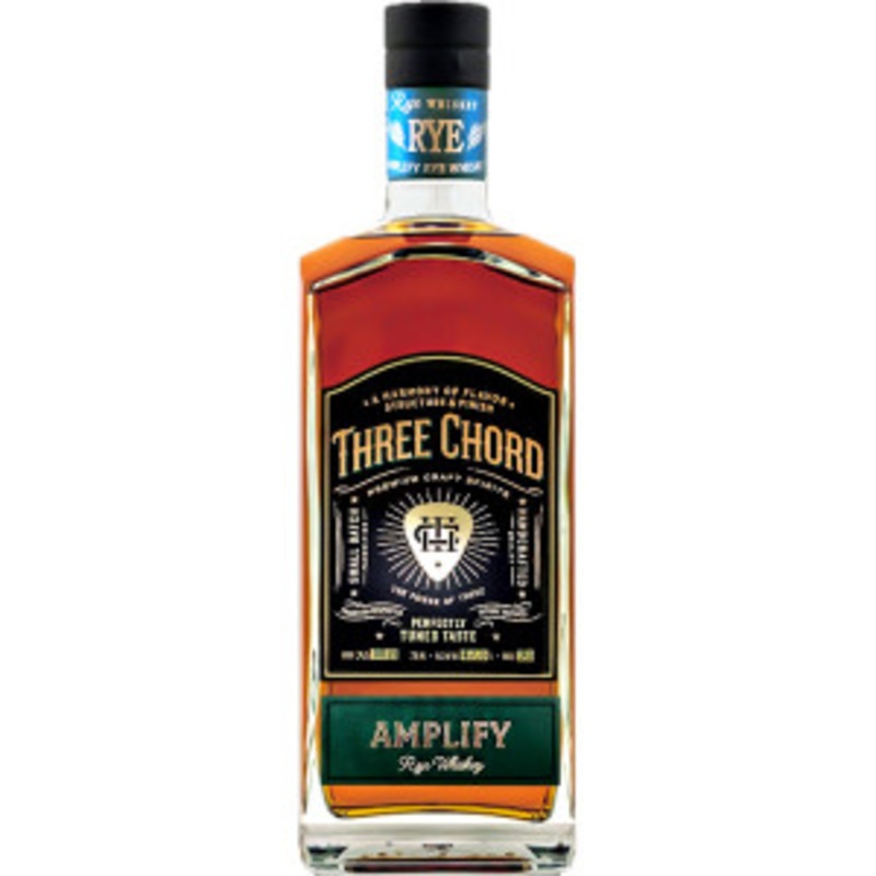 Three Chord by Neil Giraldo Amplify Rye Whiskey 750ml
