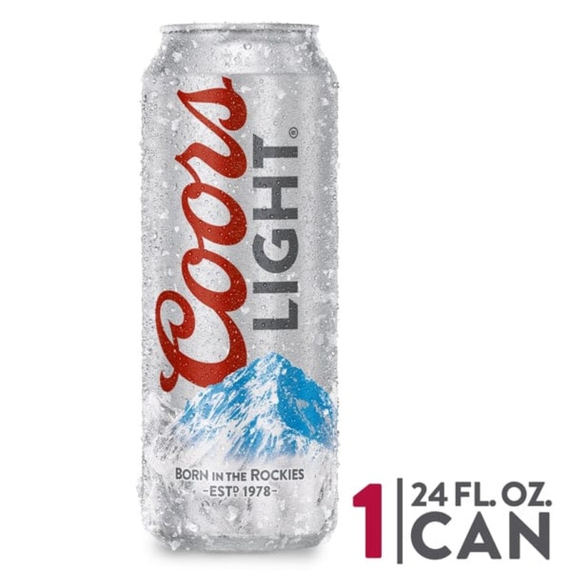 COORS LIGHT 24OZ CAN