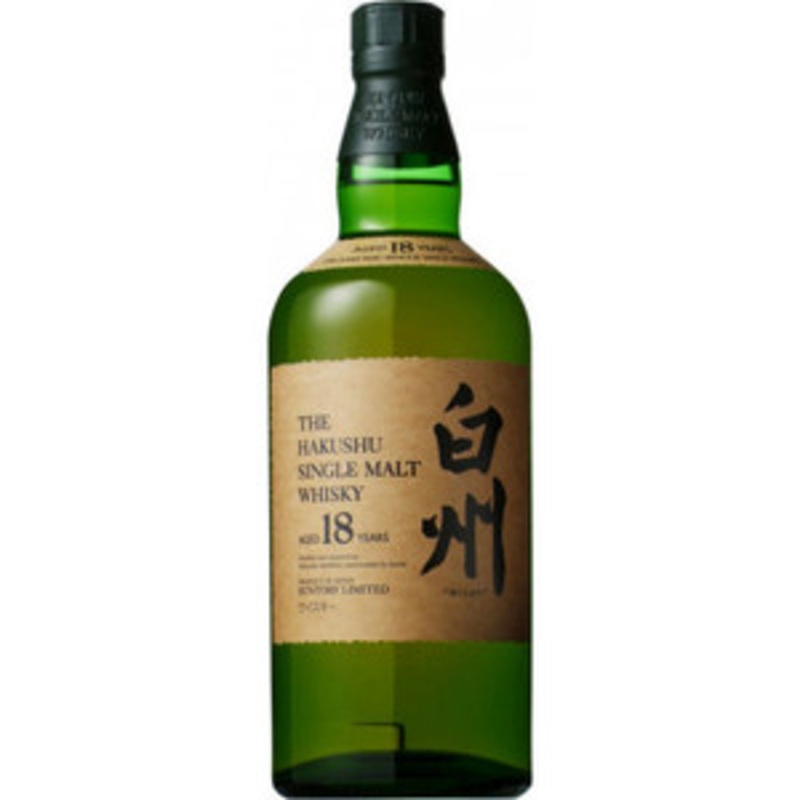 Suntory Hakushu 18 Year Old Single Malt Whisky 750ml